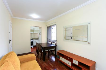 Sala  de apartamento para alugar com 1 quarto, 33m² em Vila Andrade, São Paulo