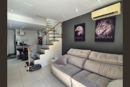 Sala  de apartamento à venda com 2 quartos, 93m² em Recreio dos Bandeirantes, Rio de Janeiro