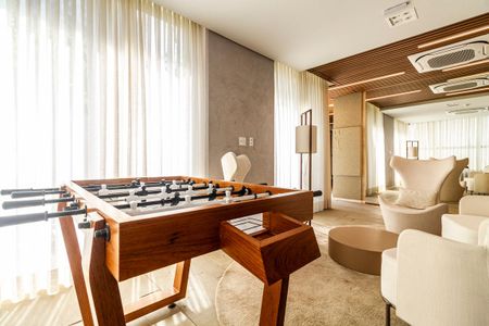 Studio para alugar com 25m², 1 quarto e sem vaga Studio para alugar com 25m², 1 quarto e sem vagaÁrea comum - Espaço de Jogos