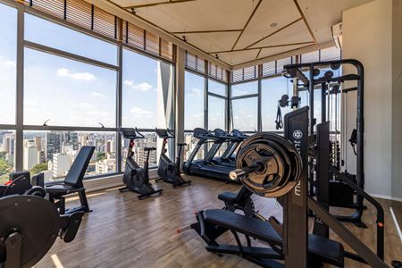 Studio para alugar com 25m², 1 quarto e sem vaga Studio para alugar com 25m², 1 quarto e sem vagaÁrea comum - Academia