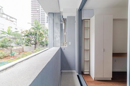 Studio para alugar com 25m², 1 quarto e sem vagaVaranda