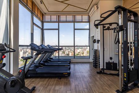 Studio para alugar com 25m², 1 quarto e sem vaga Studio para alugar com 25m², 1 quarto e sem vagaÁrea comum - Academia