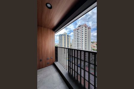 Varanda de kitnet/studio para alugar com 1 quarto, 25m² em Vila Regente Feijó, São Paulo