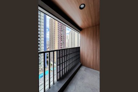 Varanda de kitnet/studio para alugar com 1 quarto, 25m² em Vila Regente Feijó, São Paulo