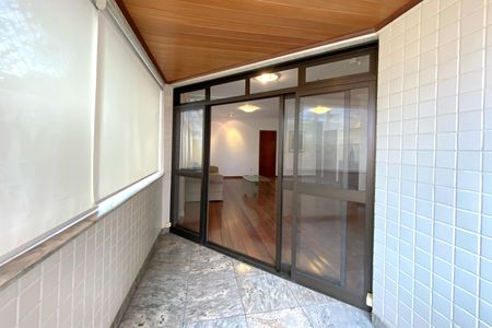 Varanda da Sala de apartamento à venda com 4 quartos, 155m² em São Pedro, Belo Horizonte