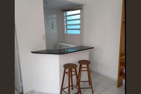 Cozinha de kitnet/studio à venda com 1 quarto, 22m² em República, São Paulo