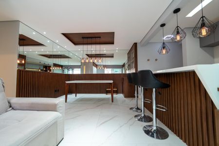 Sala_cozinha - Conjugada de apartamento para alugar com 2 quartos, 70m² em Alphaville, Barueri