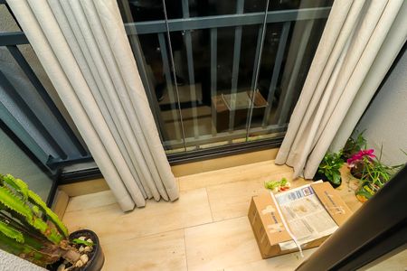 Varanda da Sala de apartamento para alugar com 2 quartos, 47m² em Vila Brasil, São Paulo