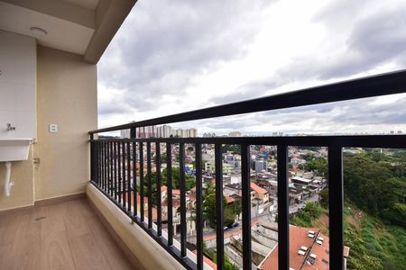 Varanda de apartamento para alugar com 2 quartos, 43m² em Jardim Tres Irmaos, Taboão da Serra