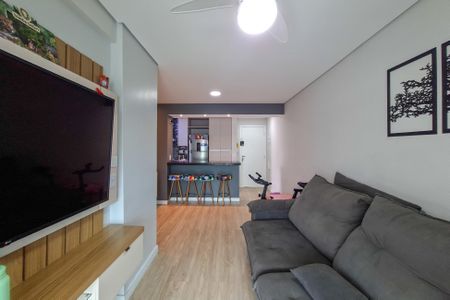 Sala de apartamento para alugar com 2 quartos, 74m² em Canto do Forte, Praia Grande