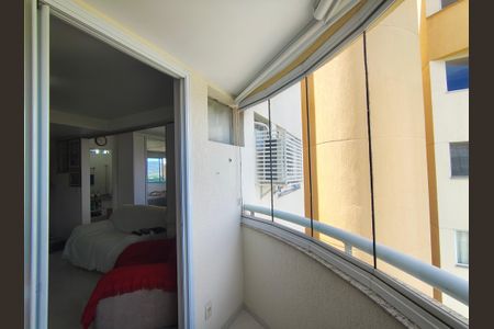 Varanda - Sala de apartamento para alugar com 1 quarto, 57m² em Barra da Tijuca, Rio de Janeiro