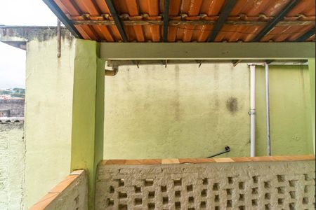 Vista da Sala de casa para alugar com 1 quarto, 40m² em Vila Tibiriçá, Santo André