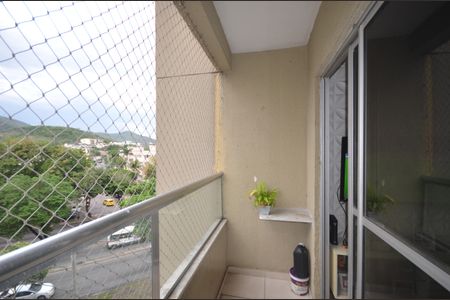 Varanda da Sala de apartamento para alugar com 2 quartos, 51m² em Jardim Sulacap, Rio de Janeiro