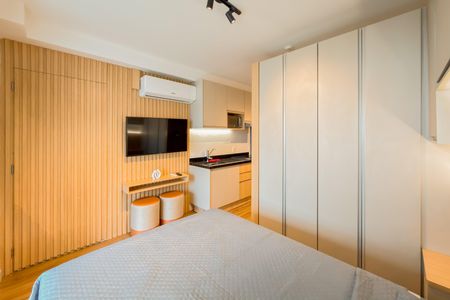 Studio para alugar com 32m², 1 quarto e sem vagaQuarto