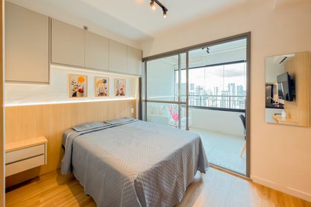 Studio para alugar com 32m², 1 quarto e sem vagaQuarto