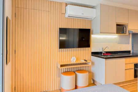 Studio para alugar com 32m², 1 quarto e sem vagaQuarto