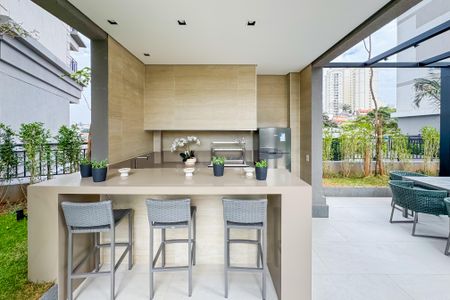 Studio para alugar com 32m², 1 quarto e sem vagaChurrasqueira