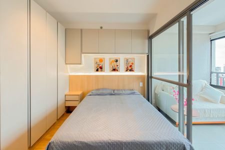 Studio para alugar com 32m², 1 quarto e sem vagaQuarto