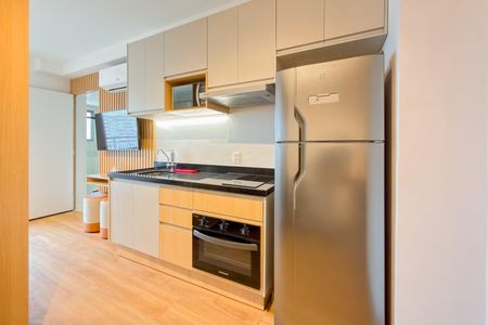 Studio para alugar com 32m², 1 quarto e sem vagaCozinha