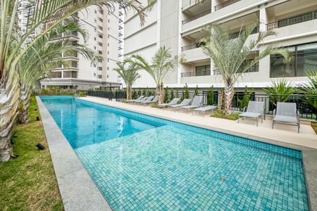 Studio para alugar com 32m², 1 quarto e sem vagaPiscina