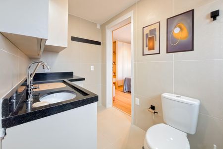 Studio para alugar com 32m², 1 quarto e sem vagaBanheiro e Lavanderia