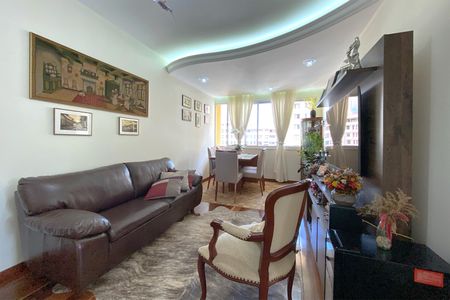 Sala de apartamento à venda com 2 quartos, 78m² em Serra, Belo Horizonte