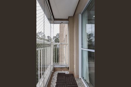 Varanda da Sala de apartamento para alugar com 2 quartos, 60m² em Jardim Maria Rosa, Taboão da Serra
