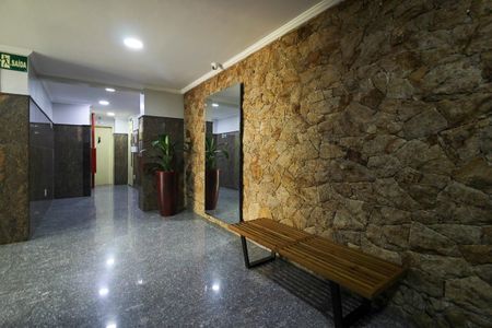 Studio para alugar com 40m², 1 quarto e sem vaga Studio para alugar com 40m², 1 quarto e sem vagaÁrea comum - Hall Social