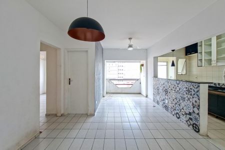Sala de apartamento para alugar com 2 quartos, 60m² em Canto do Forte, Praia Grande