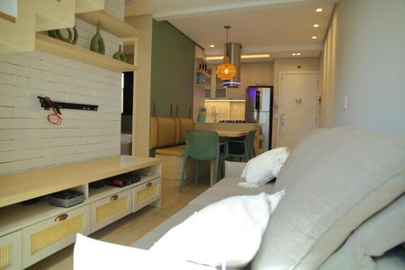 Sala de apartamento à venda com 2 quartos, 88m² em Jardim do Mar, São Bernardo do Campo