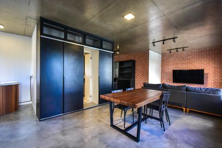 Sala de apartamento à venda com 1 quarto, 70m² em Panamby, São Paulo