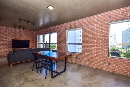 Sala de apartamento à venda com 1 quarto, 70m² em Panamby, São Paulo