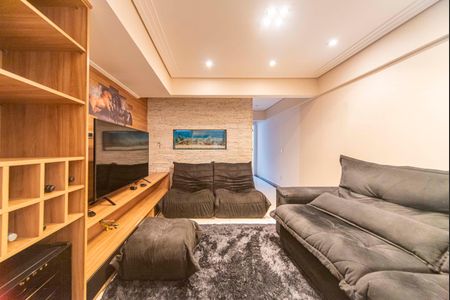 Sala de apartamento à venda com 3 quartos, 94m² em Campestre, Santo André