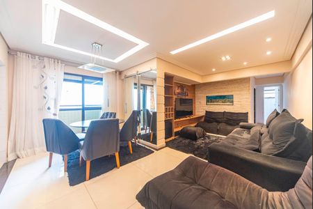 Sala de apartamento à venda com 3 quartos, 94m² em Campestre, Santo André