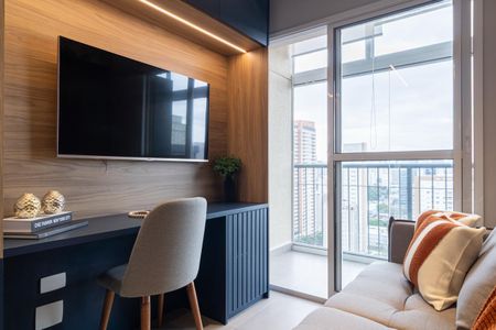 Sala de apartamento para alugar com 1 quarto, 30m² em Vila Olímpia, São Paulo