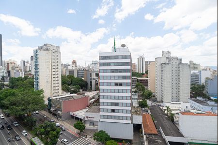 Vista da Sala de apartamento à venda com 1 quarto, 56m² em Consolação, São Paulo