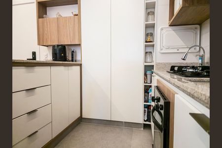 Cozinha de kitnet/studio para alugar com 1 quarto, 35m² em Noroeste, Brasília