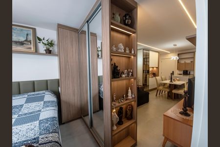 Banheiro do Quarto 1 de kitnet/studio para alugar com 1 quarto, 35m² em Noroeste, Brasília