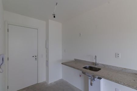 Cozinha de kitnet/studio à venda com 1 quarto, 25m² em Indianópolis, São Paulo
