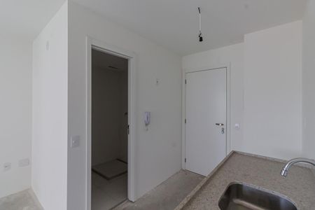 Cozinha de kitnet/studio à venda com 1 quarto, 25m² em Indianópolis, São Paulo