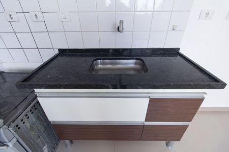 Detalhe da cozinha de apartamento para alugar com 1 quarto, 30m² em Vila Mariana, São Paulo