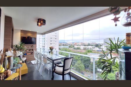 Varanda de apartamento à venda com 2 quartos, 87m² em Vila Anastácio, São Paulo