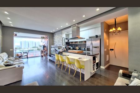 Sala de apartamento à venda com 2 quartos, 87m² em Vila Anastácio, São Paulo