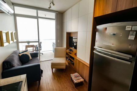 Sala de apartamento à venda com 1 quarto, 38m² em Real Parque, São Paulo