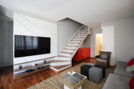 Sala de apartamento à venda com 3 quartos, 130m² em Vila Olímpia, São Paulo