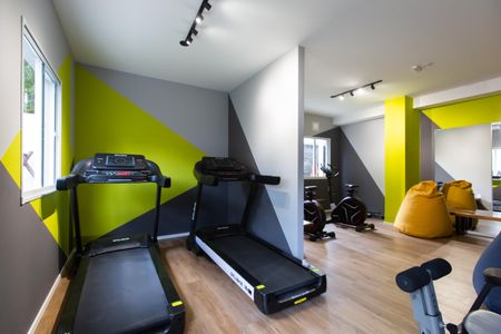 Apartamento para alugar com 25m², 1 quarto e sem vaga Apartamento para alugar com 25m², 1 quarto e sem vagaÁrea comum - Academia