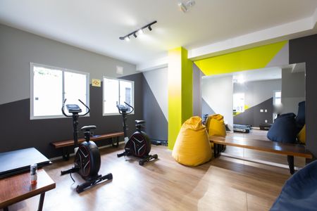 Apartamento para alugar com 25m², 1 quarto e sem vaga Apartamento para alugar com 25m², 1 quarto e sem vagaÁrea comum - Academia