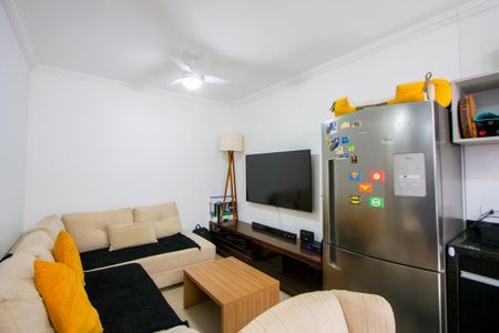 Sala de apartamento à venda com 2 quartos, 59m² em Vila Eldizia, Santo André