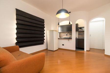 Sala de apartamento à venda com 1 quarto, 50m² em Santa Cecilia, São Paulo