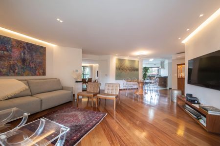 Sala de apartamento à venda com 3 quartos, 126m² em Santo Amaro, São Paulo